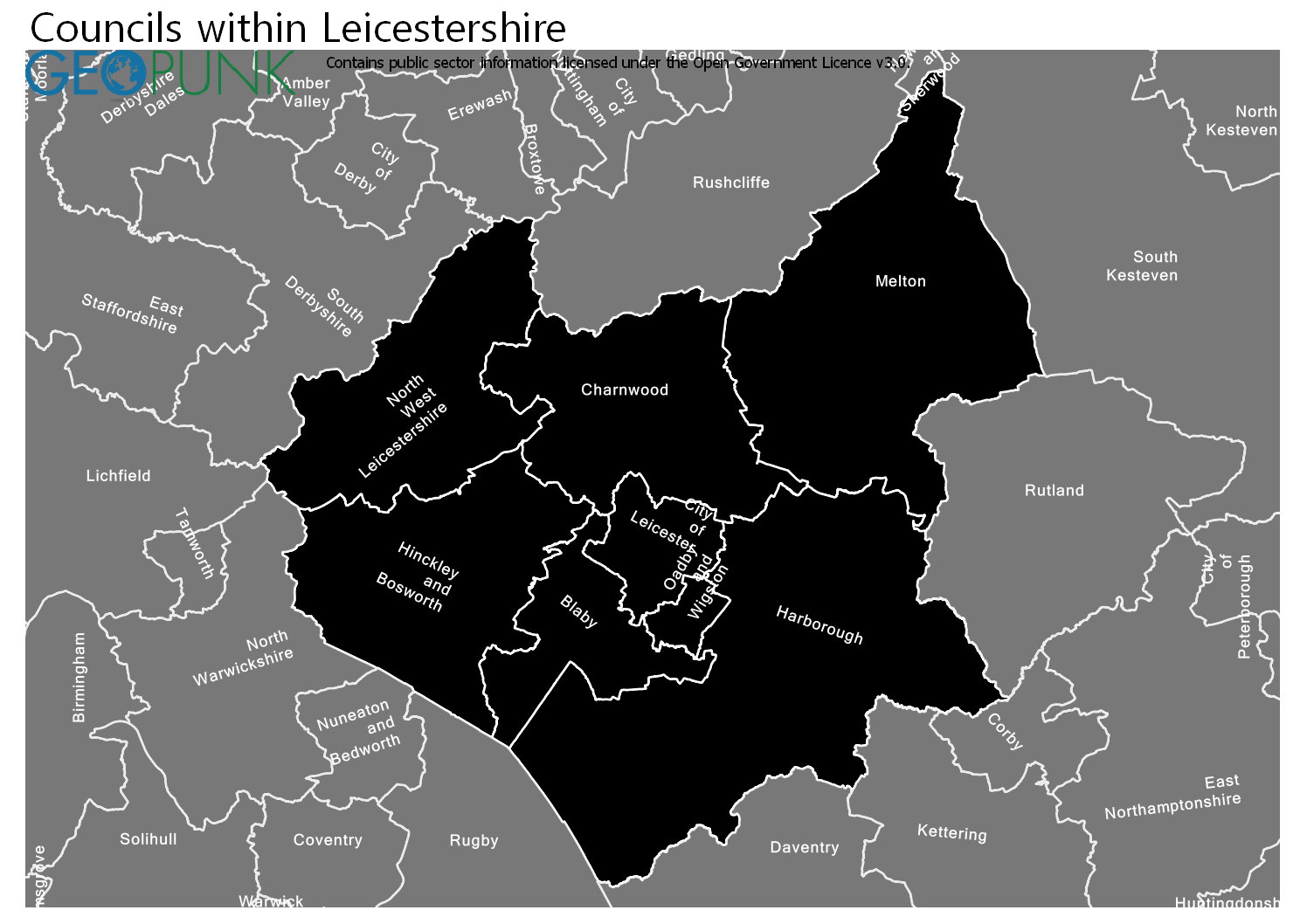 Map and Details for Leicester City Council Local Authority