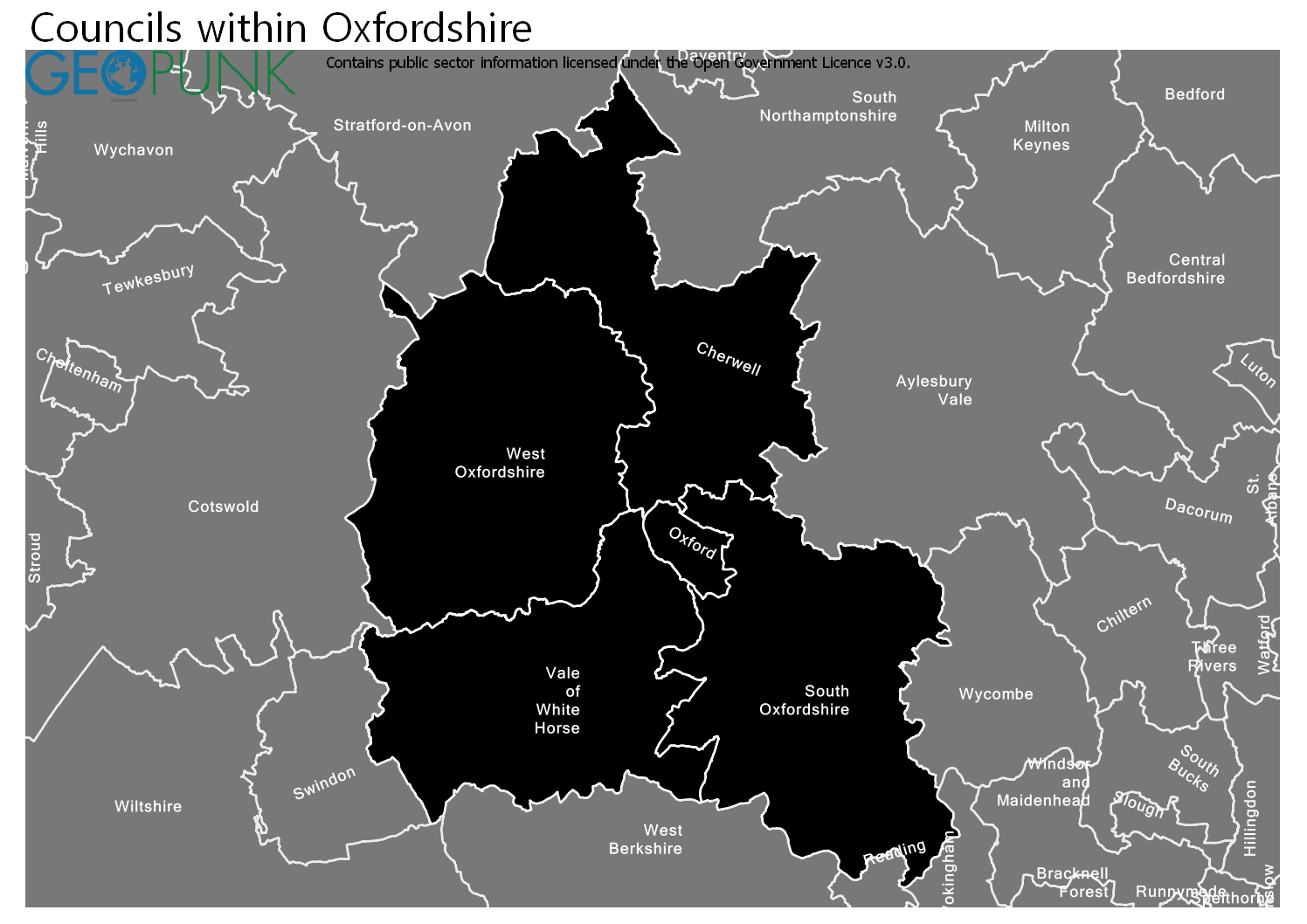 Map And Details For Cherwell District Council Local Authority