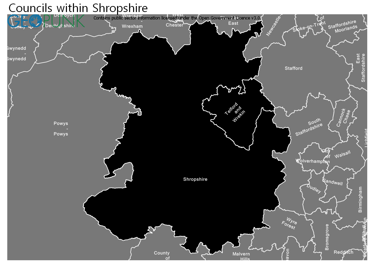 Council Map Shropshire 