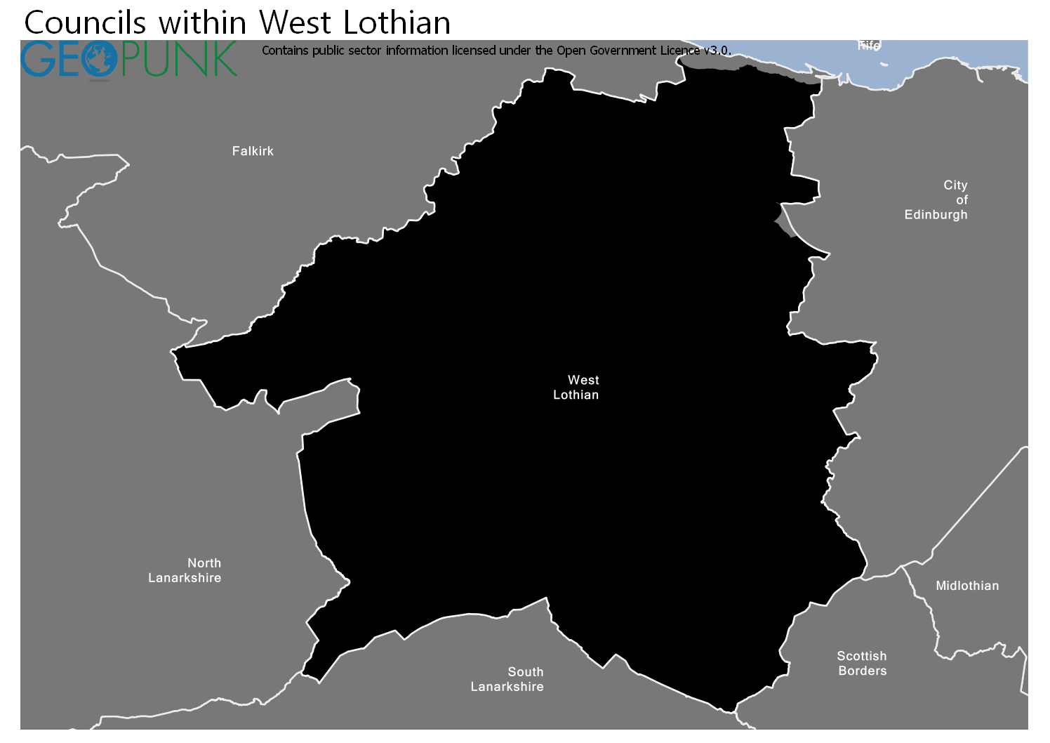 map-and-details-for-west-lothian-council-local-authority