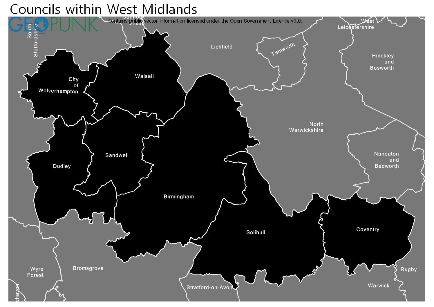 Birmingham City Council Districts Map 9179