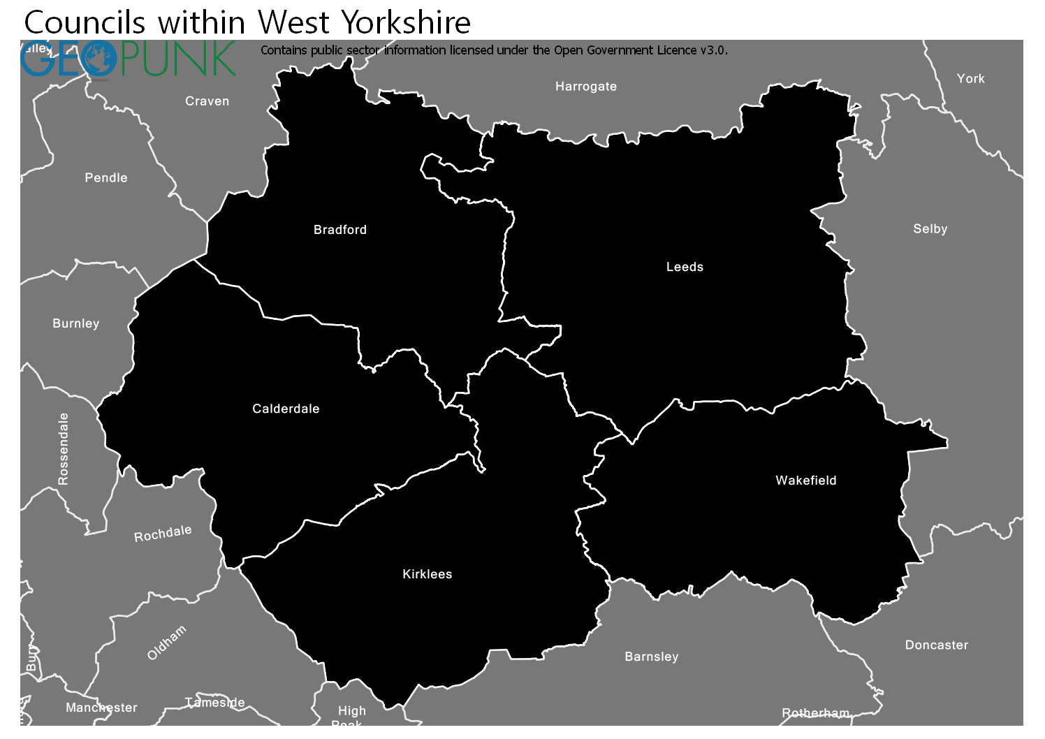 Map And Details For Wakefield City Metropolitan District Council Local ...