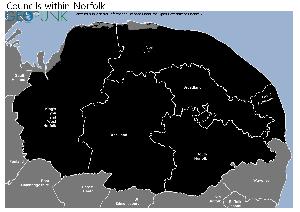 Norfolk County Council Boundary Maps Map And Details For South Norfolk Local Authority