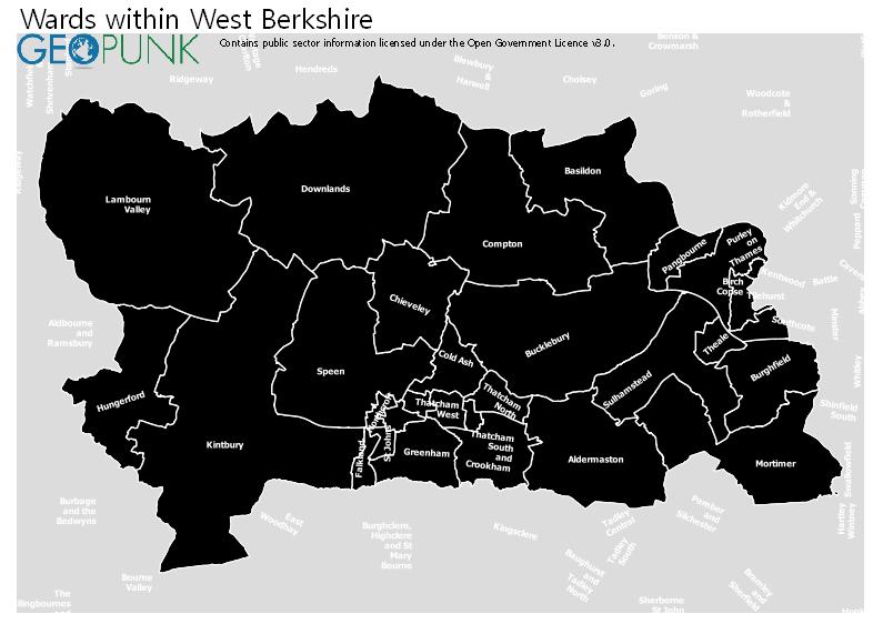Ward Map West Berkshire 